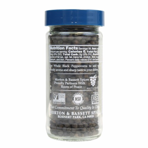 Morton & Bassett® Black Peppercorns Perspective: back