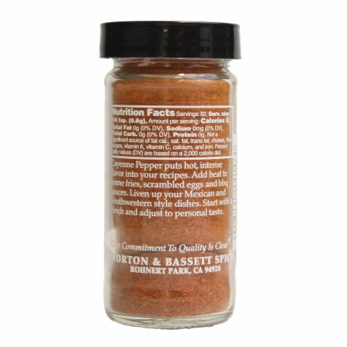 Morton & Bassett® All Natural Cayenne Pepper Perspective: back