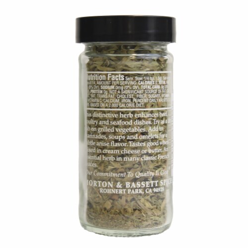 Morton & Bassett® All-Natural Tarragon Perspective: back