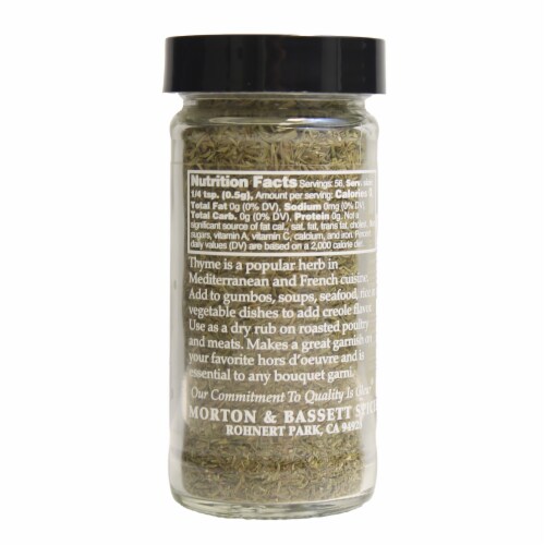 Morton & Bassett® All-Natural Thyme Perspective: back