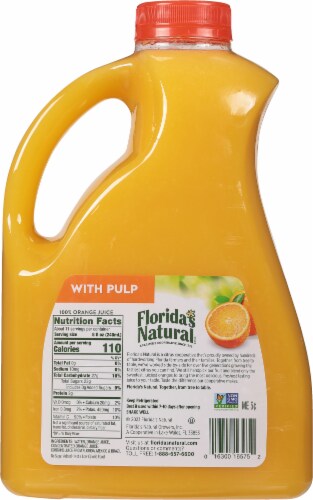 Florida's Natural® with Pulp Orange Juice Perspective: back