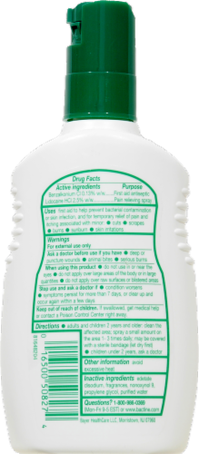 Bactine Pain Relieving Cleansing Spray Perspective: back