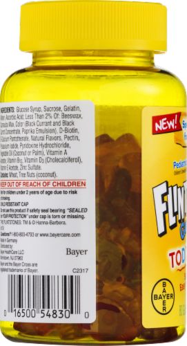 Flintstones Gummies Toddler Vitamins with Vitamins A C D B12 Zinc & more Perspective: back