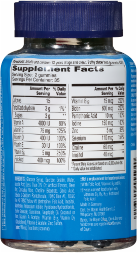 One A Day Men's Vita Crave Gummies Perspective: back