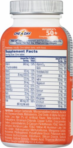 One A Day® Women's 50+ Healthy Advantage Multivitamin / Multimineral Supplemental Tablets Perspective: back