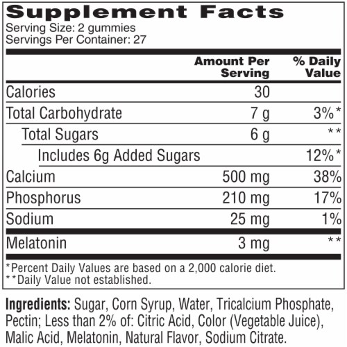 Alka-Seltzer® PM Heartburn Relief & Sleep Support Gummies Perspective: back