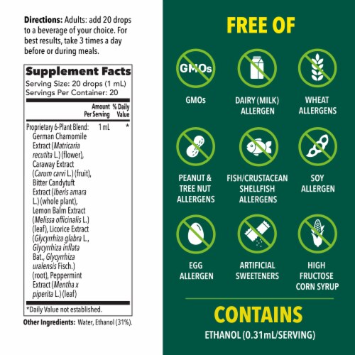 Iberogast™ Digestive Relief Drops Perspective: back