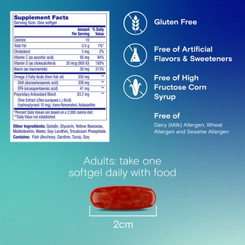 One A Day® Age Factor™ Cell Defense Softgels Perspective: back