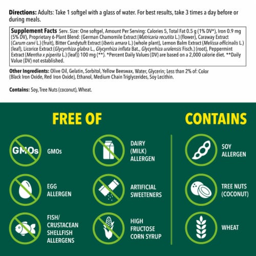 Iberogast™ Digestive Relief Softgels Perspective: back