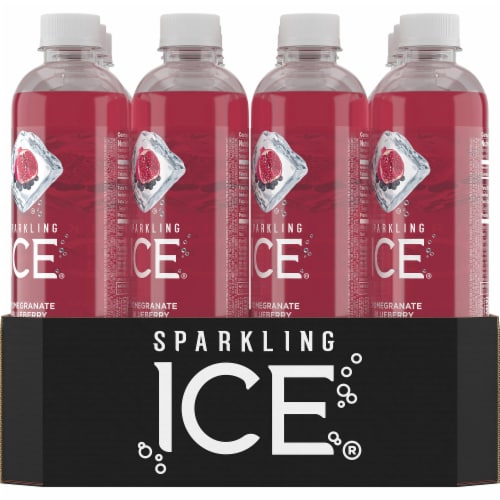 Sparkling Ice® Pomegranate Blueberry Sparkling Water Perspective: back