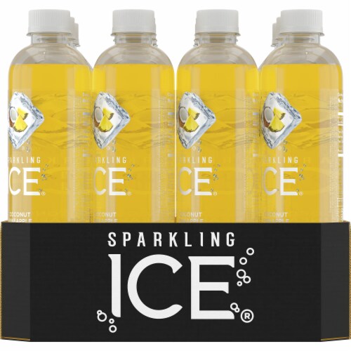 Sparkling Ice® Coconut Pineapple Flavored Sparkling Bottled Water Perspective: back