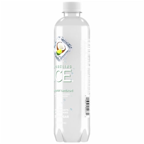 Sparkling Ice® Coconut Limeade Flavored Sparkling Bottled Water Perspective: back