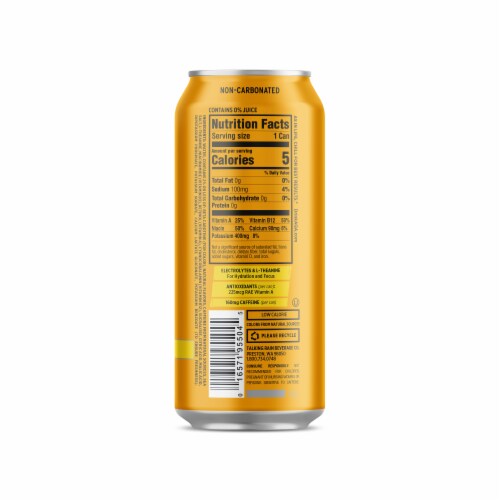 Talking Rain Elevate Mango Fusion Flavored Performance Water Perspective: back