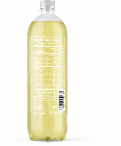 Sparkling Ice® Classic Lemonade Flavored Sparkling Bottled Water Perspective: back
