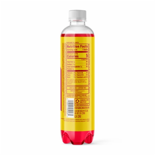 Sparkling Ice® Starburst™ Cherry Flavored Sparkling Water Perspective: back