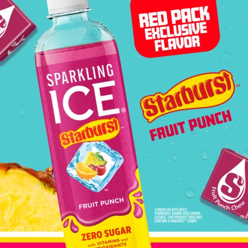 Sparkling Ice® Starburst Red Variety Pack Perspective: back
