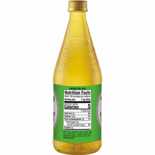 Rose's® Lime Juice Cordial Prepared Cocktail Perspective: back