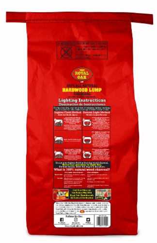 Royal Oak® All Natural Hardwood Lump Charcoal - Original Perspective: back