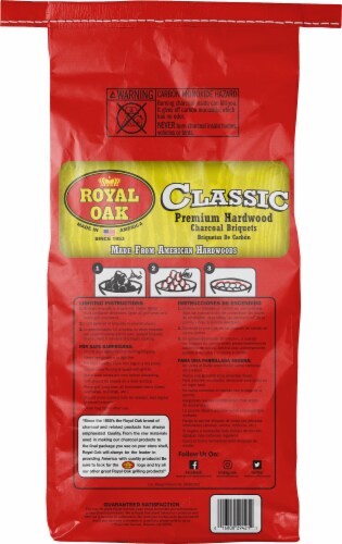 Royal Oak® Charcoal Briquets Perspective: back