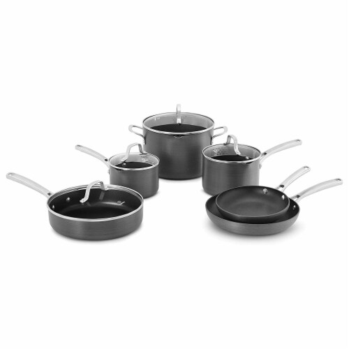 Calphalon Premier Space Saving Hard Anodized 8 Piece Pot and Pan Cookware  Set, 1 Piece - Fred Meyer