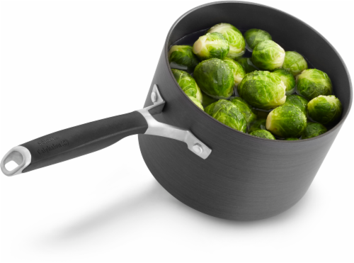 Select by Calphalon Hard-Anodized Nonstick Saucepan Perspective: back