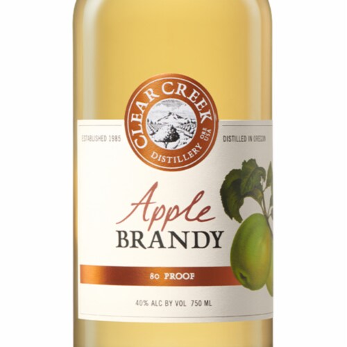Clear Creek Distillery Apple Brandy Perspective: back