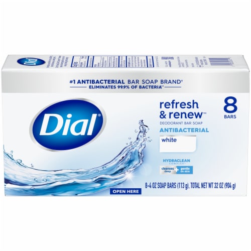 Dial® Refresh & Renew™ White Bar Soap Perspective: back