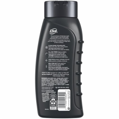 Dial® Men 3 In 1 Ultimate Clean™ Body + Hair + Face Wash Perspective: back