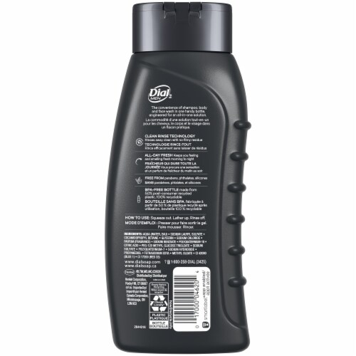 Dial® Men 3 In 1 Ultimate Clean™ Body + Hair + Face Wash Perspective: back