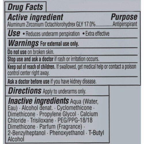 Right Guard Xtreme Defense 5 Fresh Blast Gel Deodorant Perspective: back
