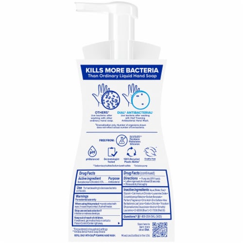Dial® Antibacterial Defense™ Coconut Water Scent Foaming Hand Wash Perspective: back