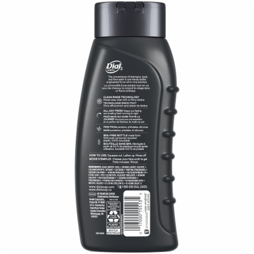 Dial For Men Recharge 3-in-1 Revitalizing Body Wash Perspective: back