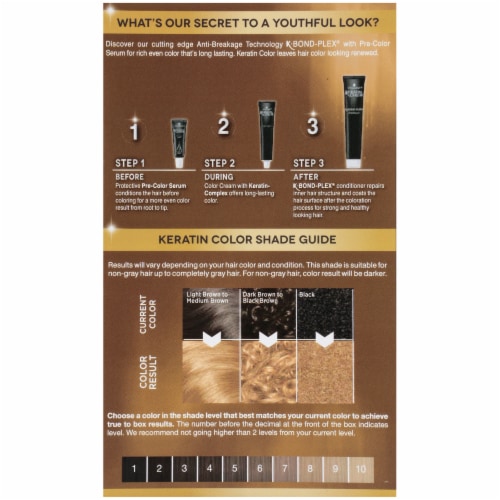 Schwarzkopf® Keratin Color Honey Blonde Permanent Hair Color Perspective: back