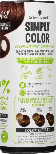 Schwarzkopf® Simply Color 4.68 Chocolate Cherry Hair Color Perspective: back