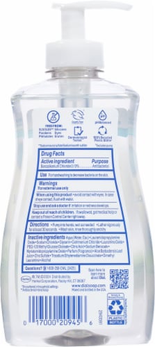 Dial® Antibacterial & Sensitive™ Hypoallergenic Aloe Liquid Hand Soap Perspective: back