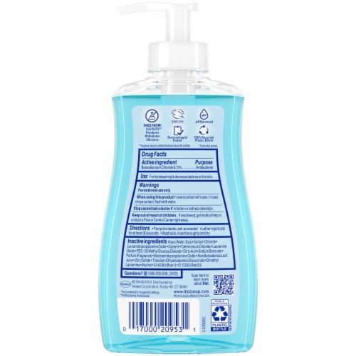 Dial® Liquid Hand Soap Antibacterial Defense™ Spring Water® + Aloe Perspective: back