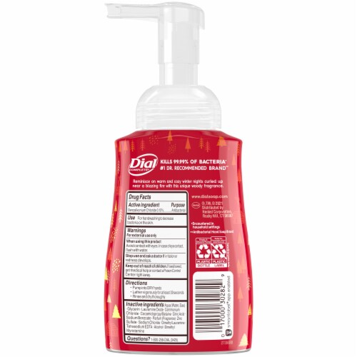 Dial Complete® Limited Edition Fireside Crackle Foaming Hand Wash Perspective: back