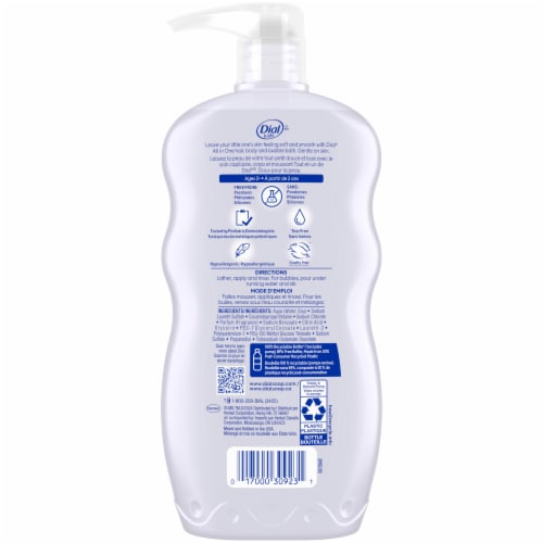 Dial® Kids 3-in-1 Lavender Scented Body+Hair+Bubble Bath Perspective: back