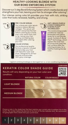 Schwarzkopf® Keratin Color 10.1 Extra Light Ash Blonde Permanent Hair Color Perspective: back