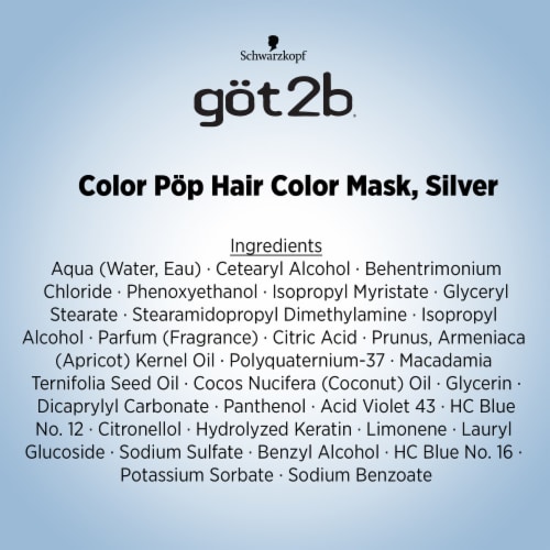 got2b® Color Pop Silver Hair Color Mask Perspective: back