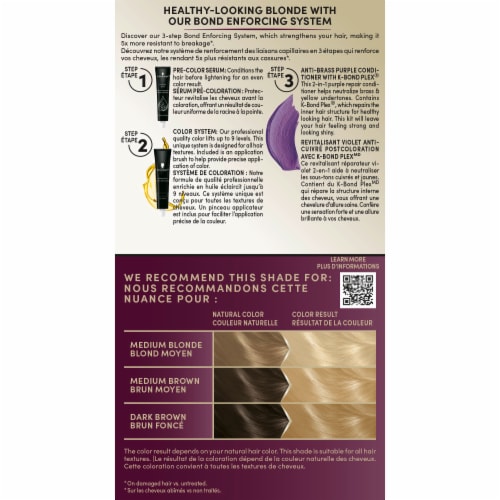Schwarzkopf® Keratin Blonde 001 Platinum Blonde Kit Perspective: back