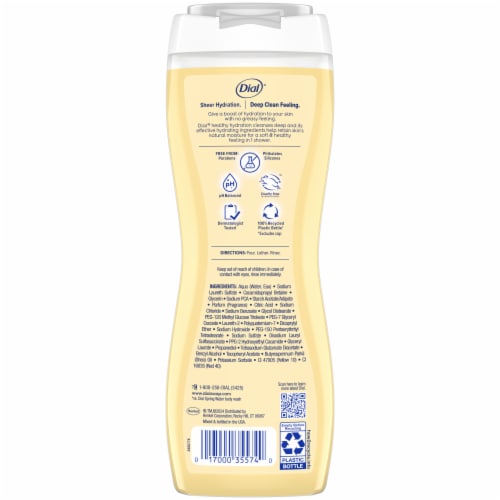 Dial® Healthy Hydration Body Wash - Shea Butter Perspective: back