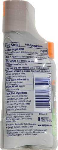 Right Guard Total Defense 5 Fresh Wash Gel Deodorant Perspective: back