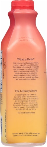 Lifeway Cranberry Crème Brulee Probiotic Low Fat Kefir Drink Perspective: back