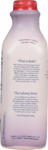 Lifeway® Organic Strawberry Kefir Cultured Whole Milk Perspective: back
