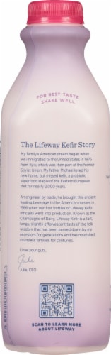 Lifeway Wildberries Organic Probiotic Whole Milk Kefir Drink Perspective: back
