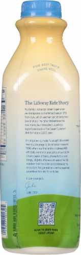 Lifeway® Original Probiotic Whole Milk Kefir Drink Perspective: back