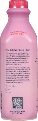 Lifeway® Raspberry Probiotic Low Fat Kefir Drink Perspective: back