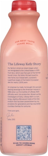 Lifeway® Cherry Probiotic Low Fat Kefir Drink Perspective: back