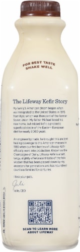 Lifeway® Vanilla Probiotic Low Fat Kefir Drink Perspective: back